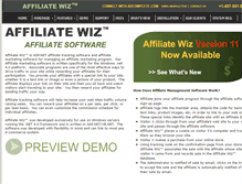 Tablet Screenshot of affiliatewiz.com